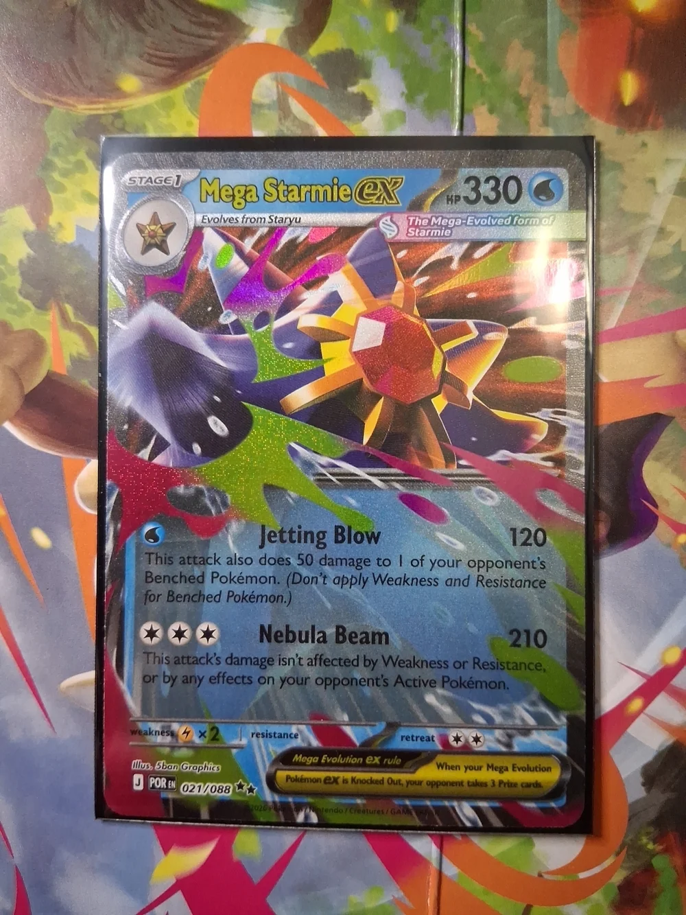 7ct Pokemon Mega Starmie ex + Mega Clefable ex & More ~ Pokemon Perfect Order